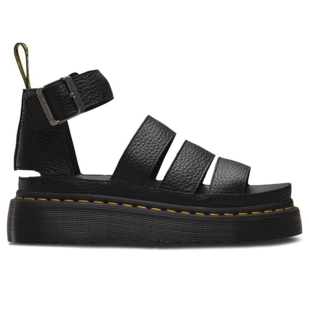 Clarissa Quad black dr martens sandals - Picture 2 of 7